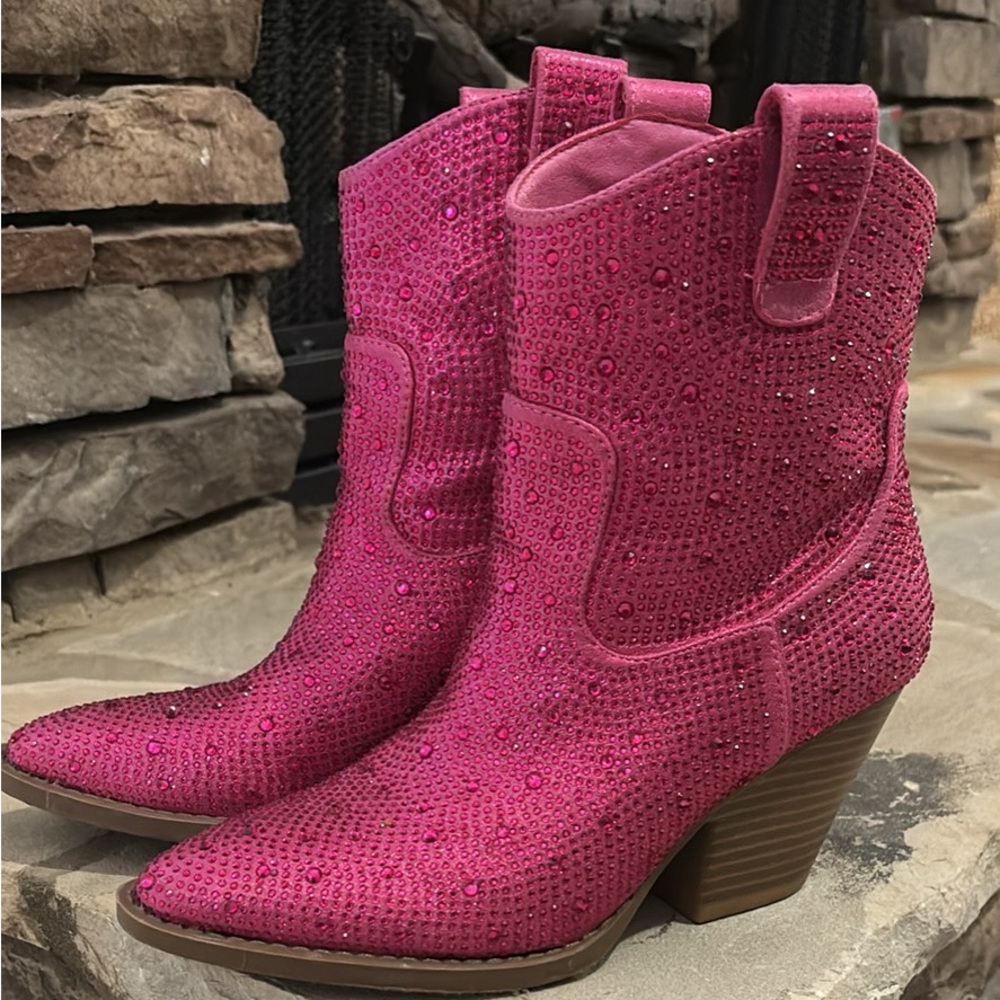 Pink boots